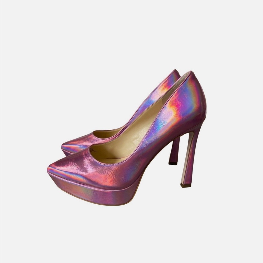 Jessica Simpson pump Holographic Pink High Heels size 5 1/2